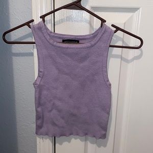 Kendall and Kylie purple crop tank top